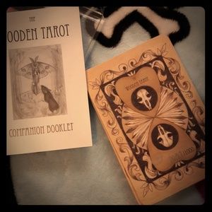 NWOT Rare Wooden Tarot Deck Signed